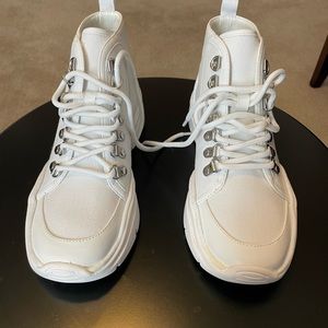 JLo Jennifer Lopez Velor High Top Hiker Bootie These